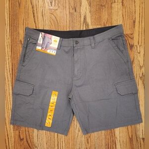 New W/tags, Copper & Oak Men's Gray Cargo Shorts, Size:42